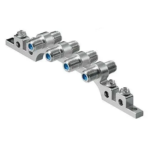 Produktbild: Erdungsblock 4-fach F-Kupplung > F-Kupplung