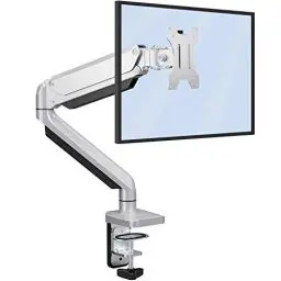 Produktbild: ErGear Monitor Halterung für 13-32 Flach & Curved Zoll Bildschirm, Gasdruckfeder Arm Monitorhalterung 1 Monitor, Neigbar, Schwenkbar, Drehbar, Ergonomischer Bildschirmhalterung, VESA 75/100mm, Silber