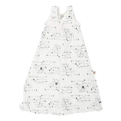 Produktbild: Ergobaby Ganzjahres Baby-Schlafsack mit Füßen Gurtschlitz 6-18 Monate Baumwolle TOG 2.5 Winter, On The Move Sheep