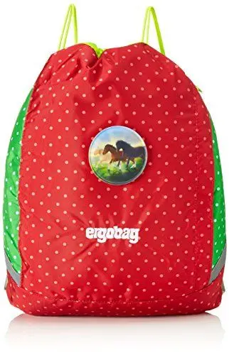 Produktbild: ERGOBAG Horse LovBear Kinder-Sporttasche, 44 cm, 21 L, Red Dots