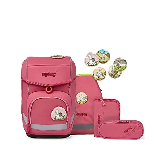Produktbild: ergobag Cubo Eco Hero - Schulranzen Set 5tlg. Lamas in Bärjamas (2021)
