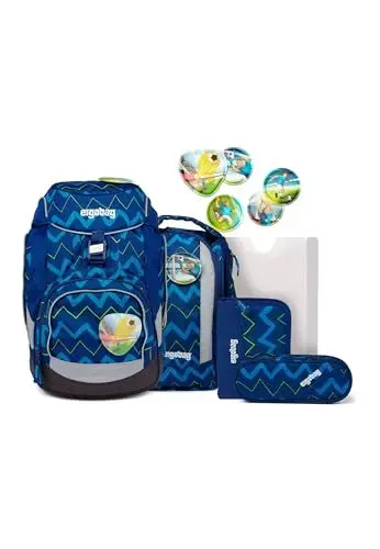 Produktbild: ergobag Pack Schulranzen-Set 6tlg FallrückziehBär, 25 x 22 x 35 cm
