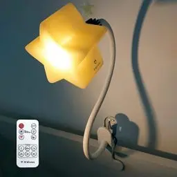 Produktbild: Ergojojo LED Clip On Star Light, a Unique Baby lamp - Ideal Breastfeeding Night Light for Next to me Crib, Bedside Lamps, Bedroom Accessories, Reading Light & Desk lamp