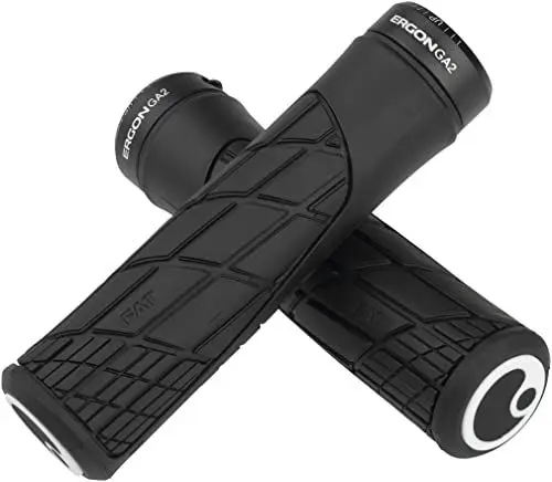 Produktbild: Ergon – GA2 FAT Fahrradgriffe | MTB, All Mountain, Trail | Schwarz