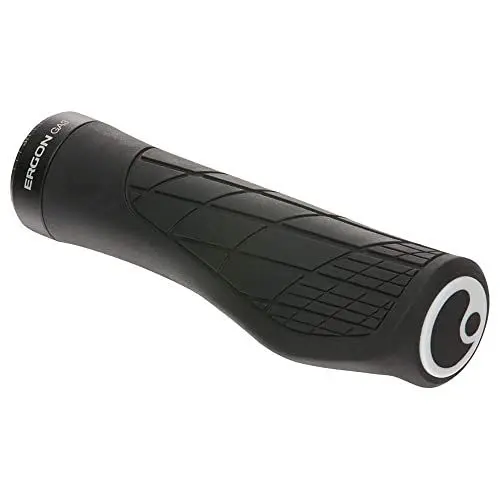 Produktbild: Ergon – GA3 Fahrradgriff | Ergonomisch mit Mini-Wing | MTB, All Mountain, Trail | Regular | Large | Schwarz