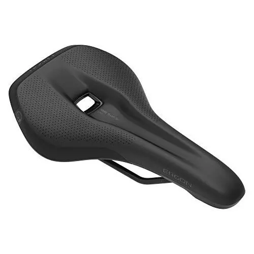Produktbild: Ergon – SMC Sport Gel Fahrradsattel | MTB Comfort | Männer | Medium/Large | Stealth Schwarz