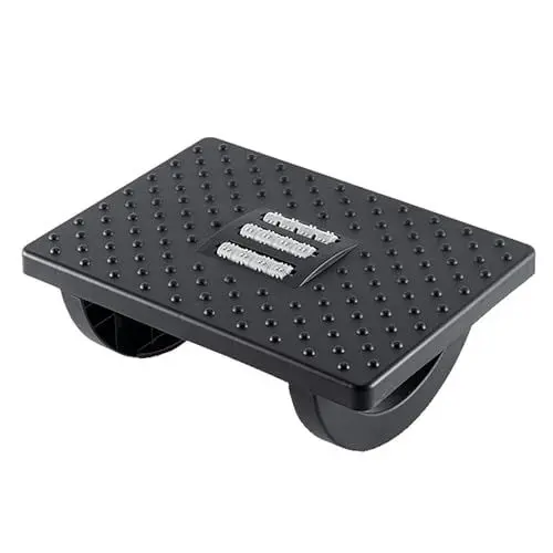 Produktbild: Ergonomische Schaukelfußstütze für Unter Dem Schreibtisch, Großer Fußhocker mit Massagefläche für Zuhause und Büro (BLACK)