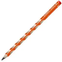 Produktbild: Ergonomischer Dreikant-Bleistift für Rechtshänder - STABILO EASYgraph in orange - Einzelstift - Härtegrad B