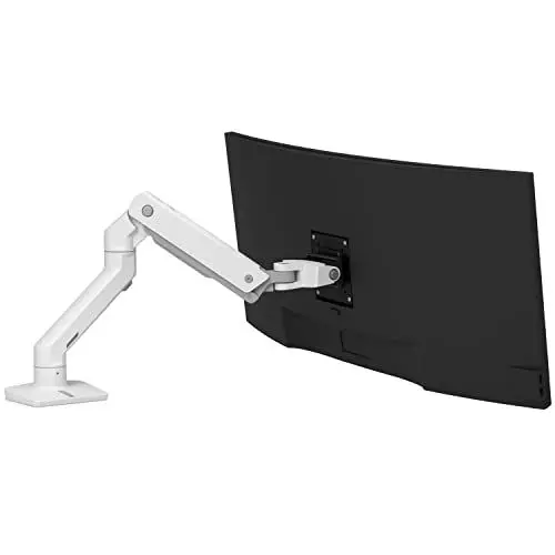 Produktbild: Ergotron HX Monitor Arm, Tischhalterung (weiß)