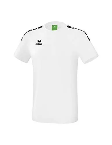 Produktbild: ERIMA Erwachsene T-shirt Essential 5-C, weiß/schwarz, XXL, 2081935