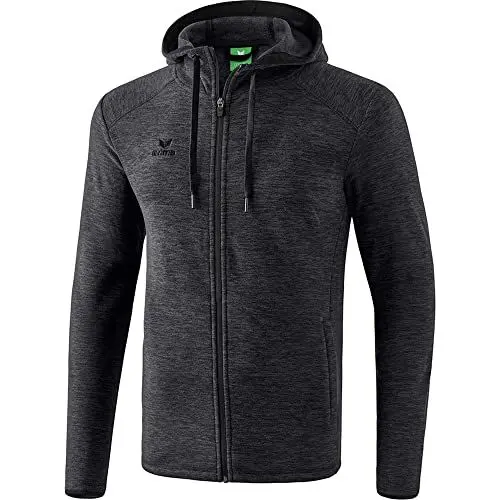 Produktbild: ERIMA Herren Fleecejacke, schwarz melange, M, 2061901