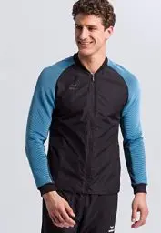 Produktbild: ERIMA Herren Jacke Premium One 2.0 Freizeitjacke, schwarz/niagara, XXL, 1021801