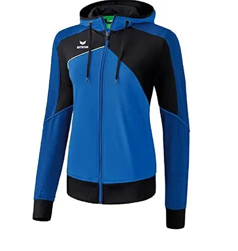 Produktbild: ERIMA Herren Jacke Premium One 2.0 Trainingsjacke mit Kapuze, new royal/schwarz/weiß, XXL, 1071801