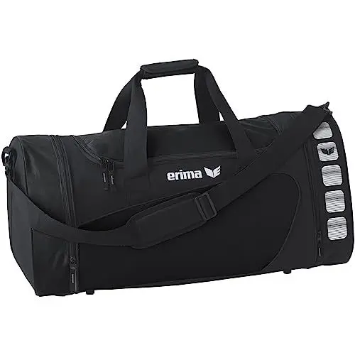 Produktbild: Erima Club 5, Sporttasche Unisex - Erwachsene, Schwarz/Schwarz, M