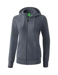 Produktbild: Erima Damen Basic Kapuzensweat Jacke, Slate Grey, 44 EU