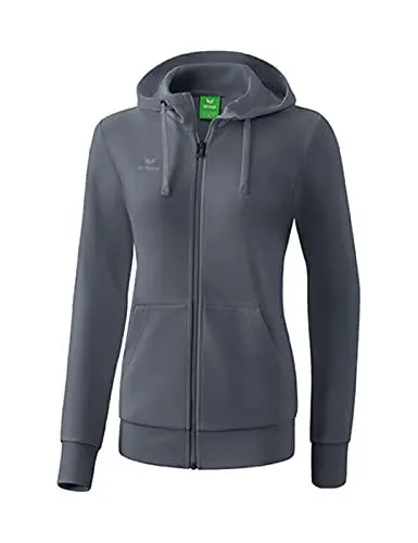 Produktbild: Erima Damen Basic Kapuzensweat Jacke, Slate Grey, 44 EU