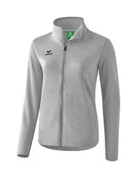 Produktbild: Erima Damen Basic Sweatjacke, Hellgrau, 40 EU