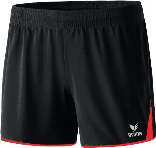 Produktbild: Erima Damen Klassisk 5 - c Short, Schwarz/Rot, 36 EU