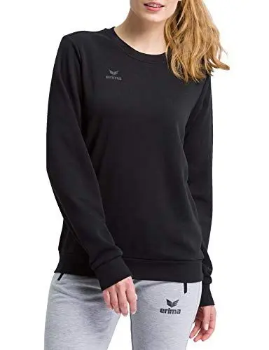 Produktbild: Erima Erwachsene Basic Sweatshirt, schwarz, XL