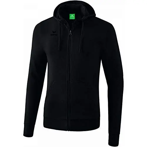 Produktbild: Erima Herren Basic Kapuzensweat Jacke, schwarz, XXL