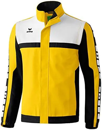Produktbild: Erima Herren Classic 5-C Sportsjacke, gelb/schwarz/weiß, M