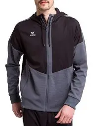 Produktbild: Erima Herren Squad Trainings Jacke, schwarz/Slate Grey, M