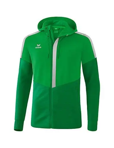 Produktbild: Erima Kinder Squad Trainings Jacke, fern Green/smaragd/Silver Grey, 140