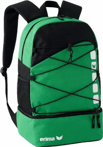 Produktbild: Erima Unisex Club 5 Multifunktionsrucksack mit Bodenfach (723342), smaragd/schwarz, 1