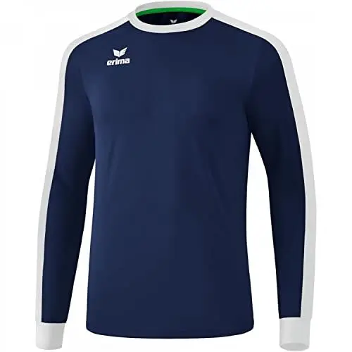 Produktbild: Erima Unisex Kinder Retro Star Trikot Langarm, New Navy/Weiß, 128 EU
