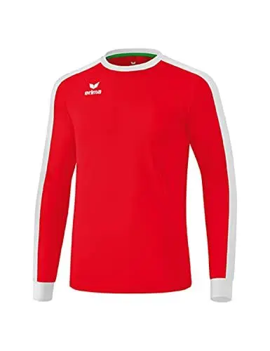 Produktbild: Erima Unisex Kinder Retro Star Trikot Langarm, Rot/Weiß, 152 EU