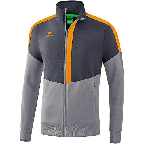 Produktbild: Erima Herren Squad Worker Jacke, Slate Grey/Monument Grey/New Orange, L EU