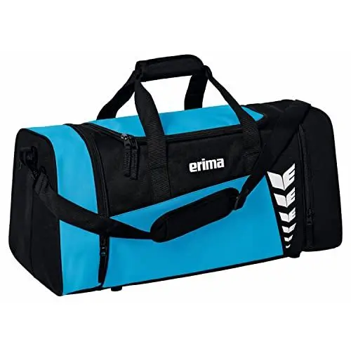 Produktbild: Erima Unisex Six Wings geräumige Sporttasche (7232308), Curacao/schwarz, L