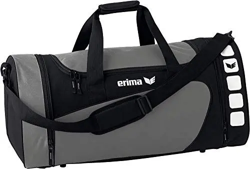 Produktbild: Erima Unisex Sporttasche, Polyester, Granit/Schwarz, S