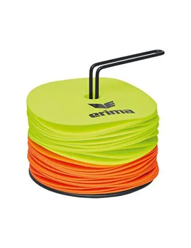 Produktbild: Erima Unisex markeringsskiver Set, Neon Gelb/Orange, Einheitsgröße EU