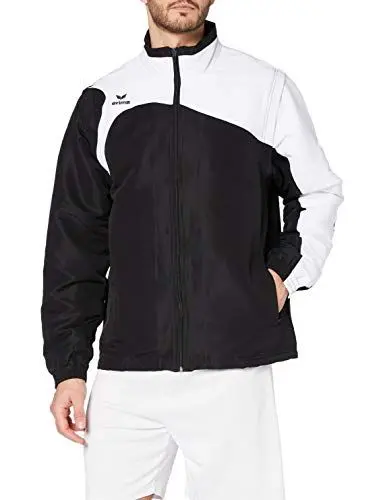 Produktbild: erima Herren Jacke Mit Abnehmbaren Ärmeln Club 1900 2.0 Jacke mit abnehmbaren Ärmeln, schwarz/weiß, L, 1060704