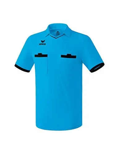 Produktbild: erima Herren Trikot Saragossa Schiedsrichtertrikot, curacao/schwarz, L, 3130712