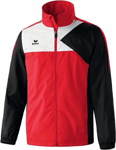 Produktbild: erima Kinder Jacke Premium One Regenjacke, Rot/Schwarz/Weiß, 164