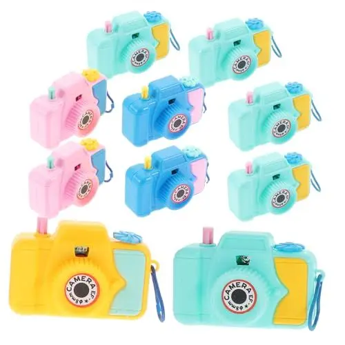 Produktbild: ERINGOGO 10St Camera Kinder Children Camera ' Camera Toy Camera kinderkamera Projektionskamera Spielzeug Cartoon-Projektion Projektionssimulationskamera Plastikkamera für Kinder