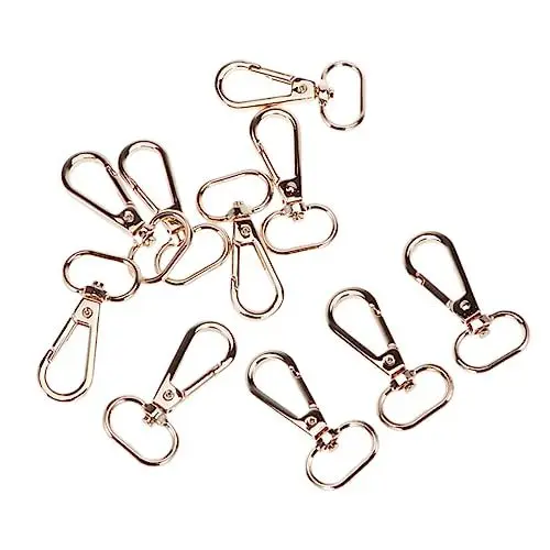 Produktbild: ERINGOGO 10stücke Pack Hunderiemchen-schnalle Haltbare Hundegeschirr Anhänger-ringe Für Hunde Und Katzen