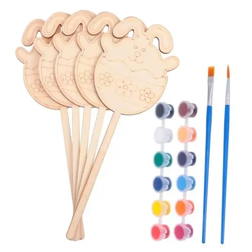 Produktbild: ERINGOGO Ostern Decor Indoor Holz-in Handwerk Hause Hand Malerei Decor Handwerk Kits Für Erwachsene