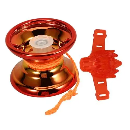 Produktbild: ERINGOGO 1 Satz Jo-Jo- Ball Party Yoyo-Bälle für Anfänger Yoyo- Spielzeuge mit -Bällen lustige Spielsachen kleine yoyo Kinderspielzeug Legierung rot