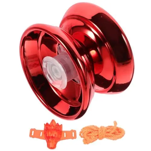 Produktbild: ERINGOGO 1 Satz Jo-Jo catchring plastikenten yoyo Buggy Yoyo für Fortgeschrittene Yoyo für Kinder Ball Spielzeug Fingerball Yoyo-Bälle für Anfänger Outdoor-Spielzeug Schaft Kunststoff rot
