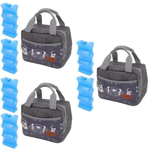 Produktbild: ERINGOGO 3 Sätze Kühltasche für Muttermilch Babymilchflasche Kühltasche zum Stillen Milk Storage Bags isoliertasche für babyflaschen Flaschentasche Flaschenkühler runden