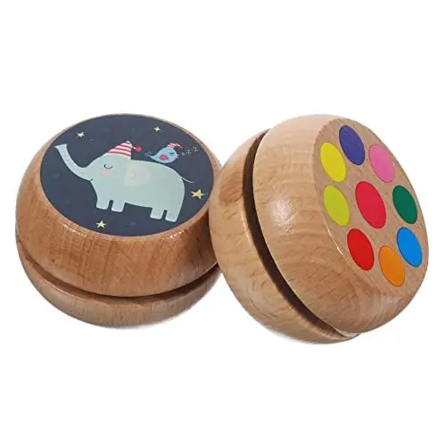 Produktbild: ERINGOGO 4 Stück Jo-jo Lernspiel Spielzeug Für Jungen Kind Yoyo-Ball Yoyo-bälle Für Anfänger Mädchenspielzeug Mädchen Geschenk Finger Windmühle Outdoor-Ball Student Hölzern