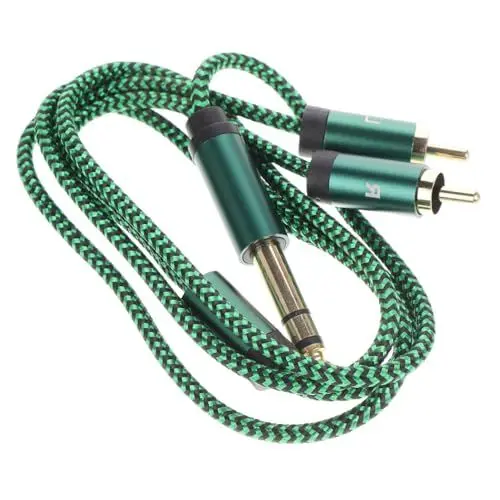Produktbild: ERINGOGO Audiokabel Für Bassgitarre Vielseitige Kompatibilität Patchkabel Für Gitarrenpedale Und Verstärker