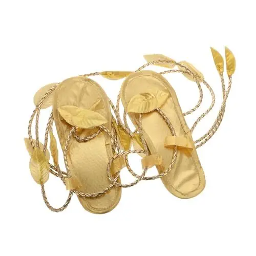 Produktbild: ERINGOGO Griechische Göttin-accessoires Feenschuhe Damen Römische Schuhe Requisiten Kostümzubehör Für Halloween-partys