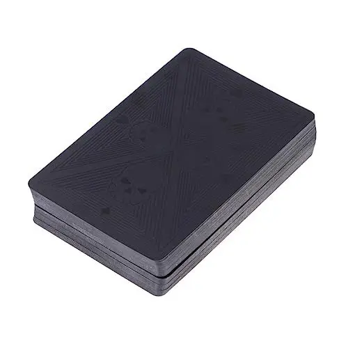 Produktbild: ERINGOGO Pokerkarte aus Papier Leere Spielkarten Pokertisch Kartenspiele schwarzes Kartenspiel pokerkarten kartenhalter Spielkarten Deck of Cards Kartenspiel leuchtender Schürhaken
