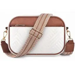 Produktbild: ERKOON Keine Umhängetasche Damen Messenger Bag Handytasche zum Umhängen Leder Crossbody Bag With Removable Shoulder Strap