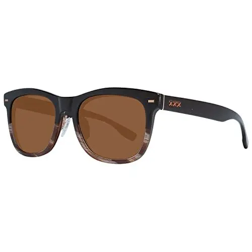 Produktbild: Ermenegildo Zegna Unisex-Erwachsene ZC0001 50M 55 Sonnenbrille, Braun (Marrone Scuro)