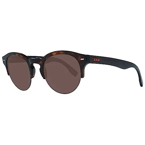 Produktbild: Ermenegildo Zegna Unisex-Erwachsene ZC0008 52J 50 Sonnenbrille, Braun (Avana Scura/Roviex)